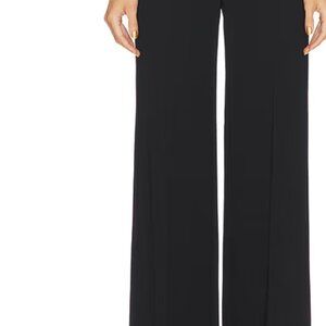 Theory Black Demetria HW Flared Modern Crepe 2, NWT, size 8